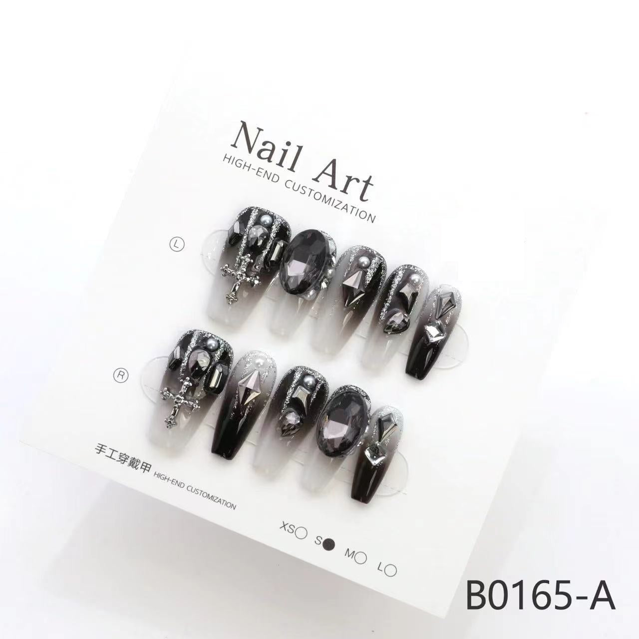 Black Silver Gradient Middle
