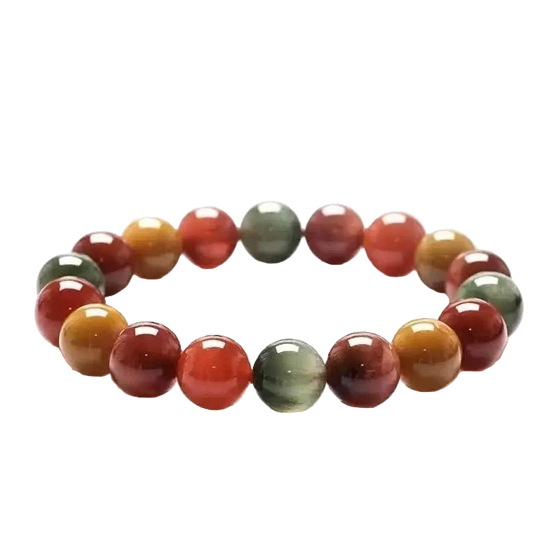 Natural Colorful Rabbit Hair Crystal Bracelet BR007