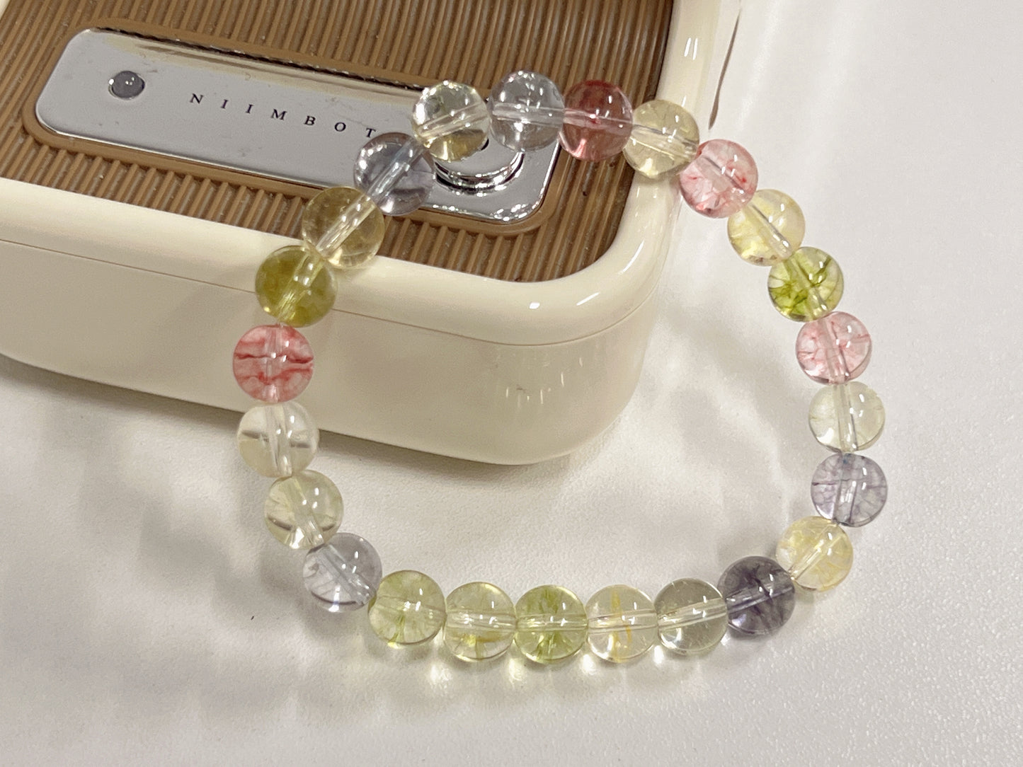 Macaron-colored Tourmaline Bracelet BR014