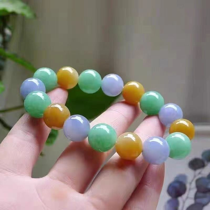 Myanmar Jadeite Candy-colored Bracelet BR017