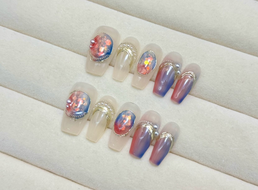 Mermaid Gradient Long