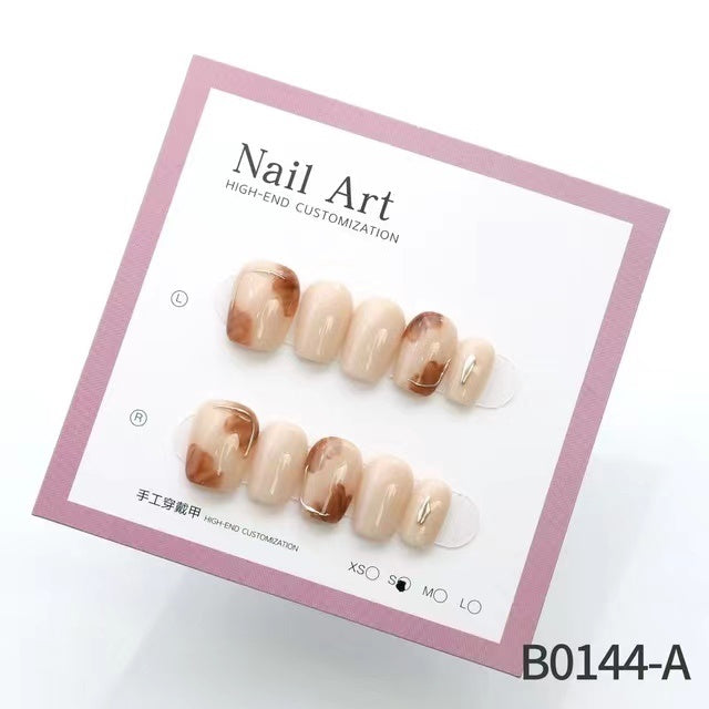 Blurred Latte Color Short