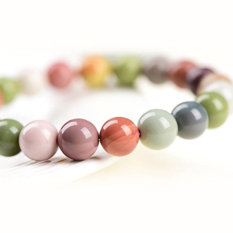 Creamy Alxa Agate Bracelet BR010