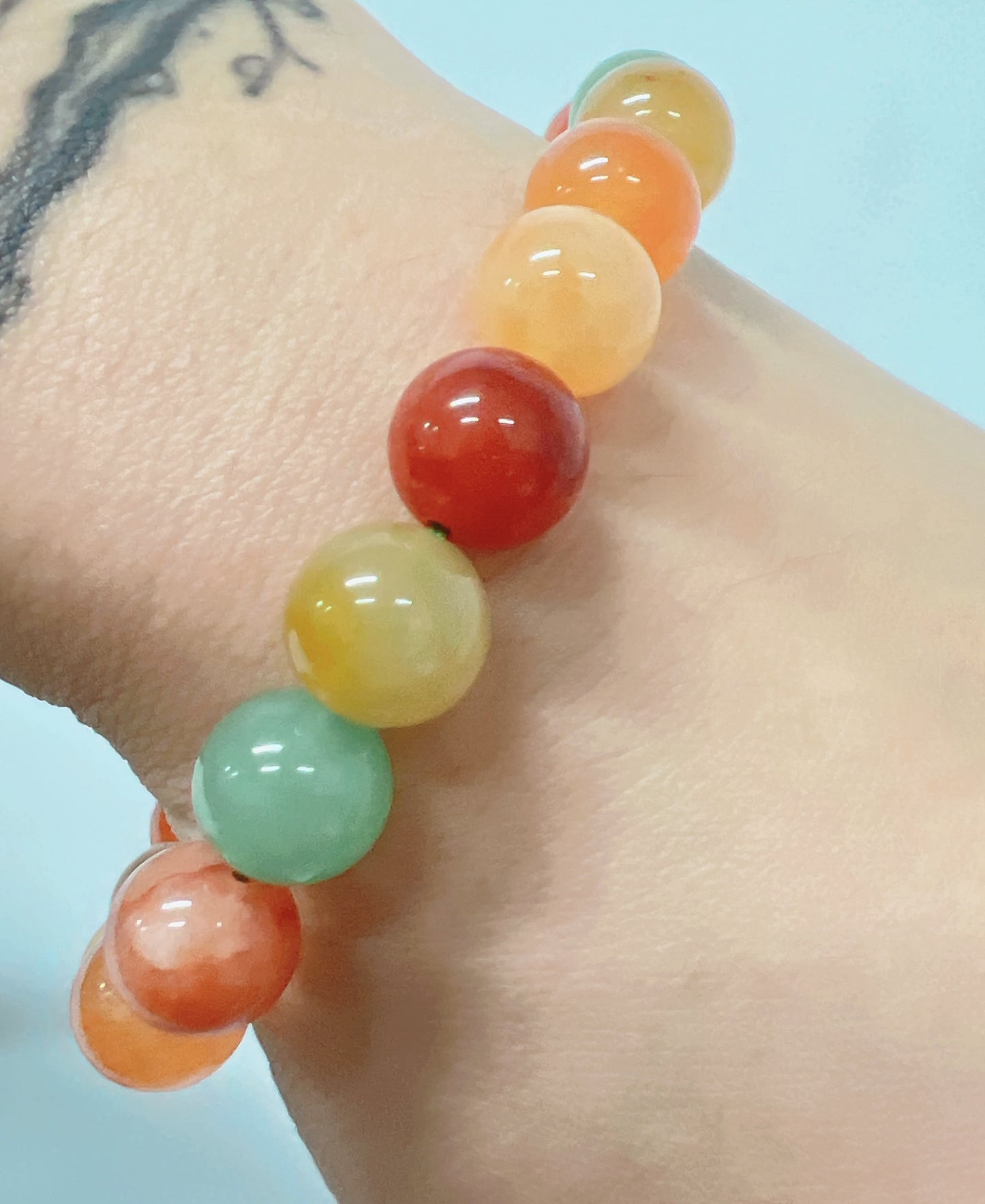 Natural Colorful Agate Bracelet BR012