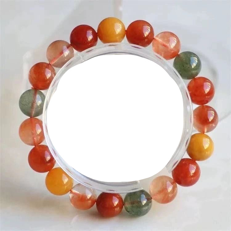 Colorful Rabbit Hair Crystal Bracelet BR021