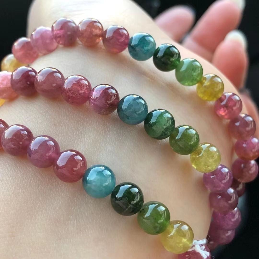 Brazilian Tourmaline Rich Color Bracelet BR028