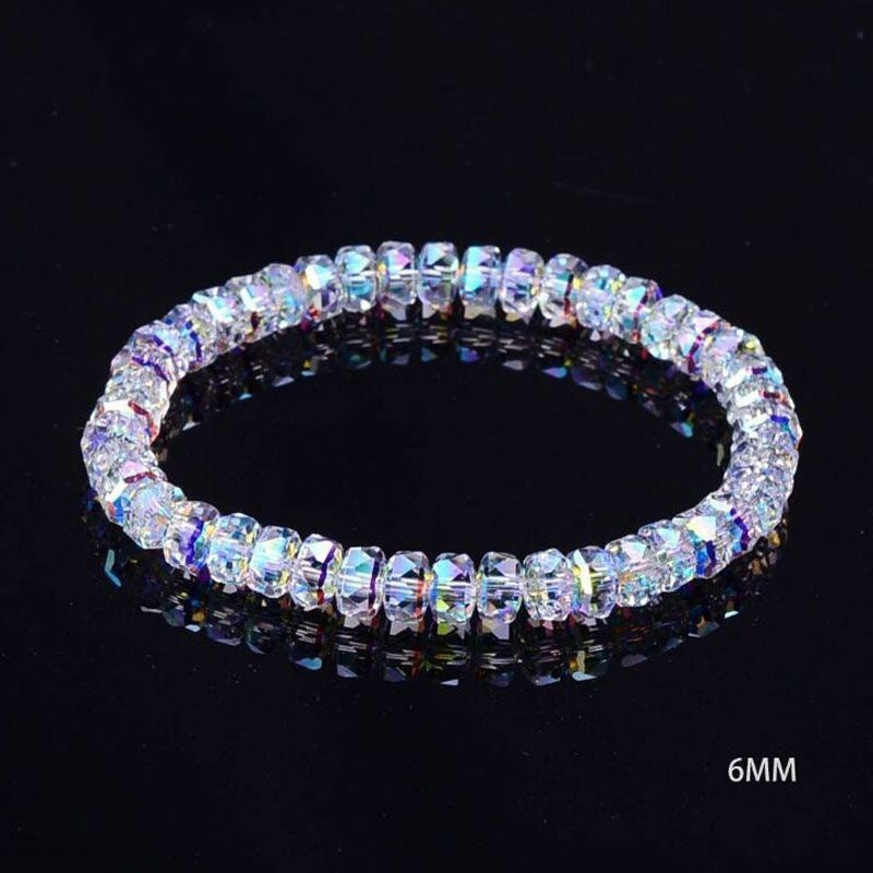 Barrel Bead Artificial Crystal Bracelet BR030