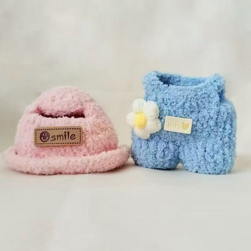 Plush Candy Color Floral Doll Outfit DOLB006