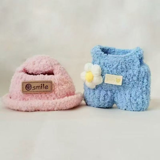Plush Candy Color Floral Doll Outfit DOLB006