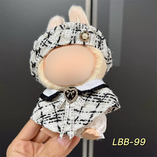 Exquisite Plaid Dress Doll Outfit DOLB011
