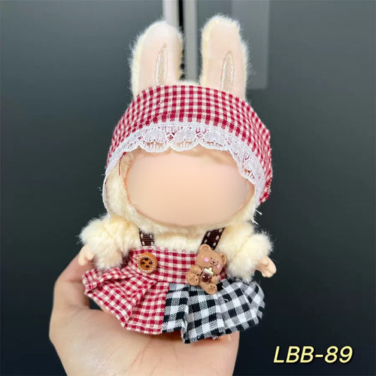 Patchwork Plaid Dress Doll Outfit DOLB013