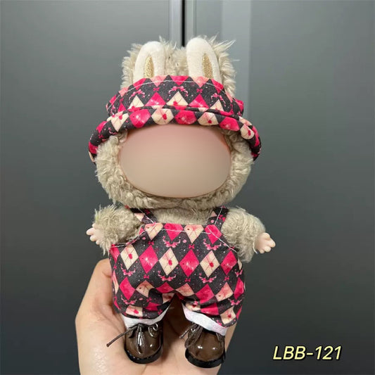 Diamond Print Outfit for Dolls DOLB027